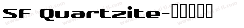 SF Quartzite字体转换